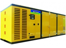 Дизельный генератор Aksa AC-1100 в кожухе с АВР